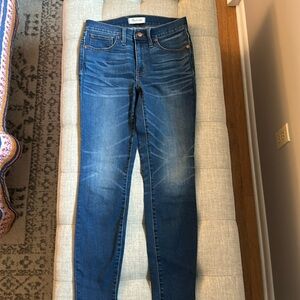 Madewell 9” high rise skinny jeans